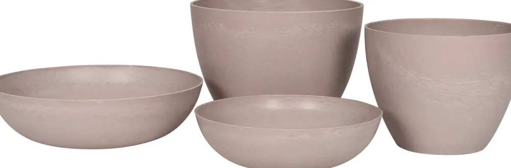 Clearance Pflanzschale Gijsbert grau D 30 H 9 cm Blumentöpfe & Pflanzgefäße