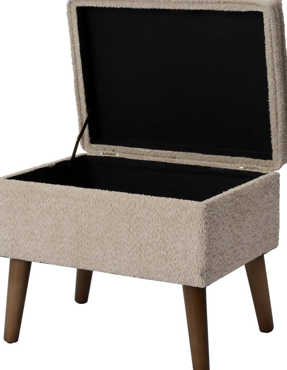 New Pouf Ned crème 48 x 36 x 40 cm Poufs