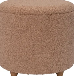 Outlet Pouf Onne met Stauraum hellrosa D 50 H 45 cm Poufs