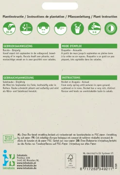 Sale Rucola (Eruca sativa 'Coltivata') Samen Gemüsesamen|Saatgut