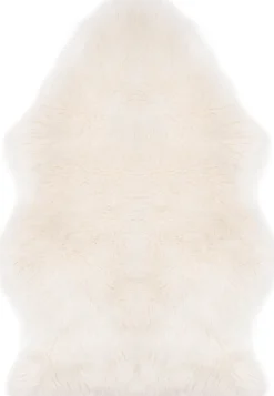 New Schaffell-Imitat weiß 58 x 90 cm Tier- & Schaffelle