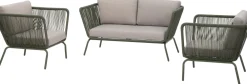 New 4-Sitzer Loungeset Iris grün Lounge-Sets|Lounge-Sets