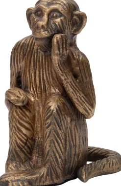 Best Skulptur Affe Jip gold 13 x 9 x 17 cm Dekofiguren & -Objekte