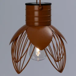 Solarleuchte Cuzco braun D 21 H 23 cm Außenleuchten Hängend