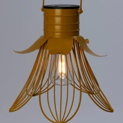 Discount Solarleuchte Cuzco gelb D 28 H 25 cm Außenleuchten Hängend