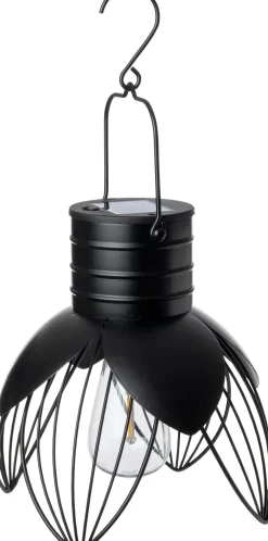 Best Solarleuchte Cuzco schwarz D 21 H 23 cm Außenleuchten Hängend