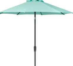 New Sonnenschirm Trinidad hellblau 80+UV D 250 cm Sonnenschirme