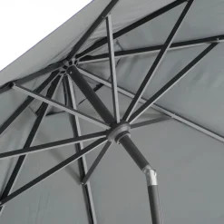 Discount Sonnenschirm Trinidad grau 80+UV D 250 cm Sonnenschirme