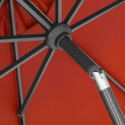 Clearance Sonnenschirm Trinidad terracotta 80+UV D 300 cm Sonnenschirme