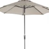 Outlet Sonnenschirm Trinidad taupe 80+ UV D 250 cm Sonnenschirme