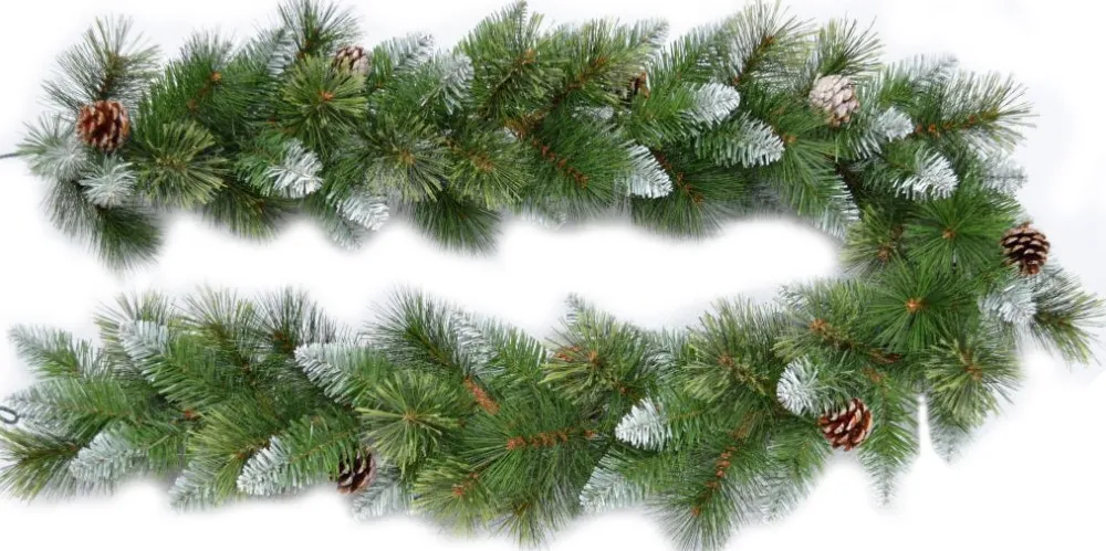 Hot Tannengirlande mit Schnee 180 cm Weihnachts- & Tannengirlanden