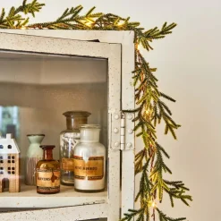 Discount Tannengirlande beleuchtet mit 20 LEDs warmweiß 1,5 m Weihnachts- & Tannengirlanden