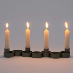 Sale Teelicht-/ Kerzenständer Donna grün 31 x 7,5 x 4 cm Teelichthalter