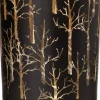 Teelichthalter Bäume Henna schwarz D 7 H 8 cm Teelichthalter