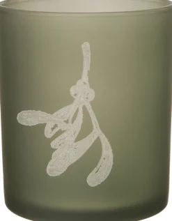 Online Teelichthalter Mat blad grün D 7 H 8 cm Teelichthalter