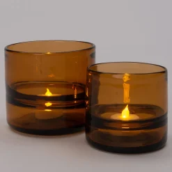 Discount Teelichthalter Maloy braun D 12 H 12 cm Teelichthalter