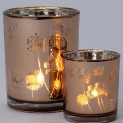 Online Teelichthalter Nels gold D 7 H 8 cm Teelichthalter