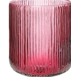 Clearance Teelichthalter Yi rosa D 15 H 17 cm Teelichthalter