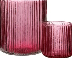 Clearance Teelichthalter Yi rosa D 15 H 17 cm Teelichthalter