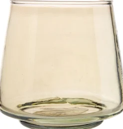 Teelichthalter Len grün D 15 H 16 cm Teelichthalter