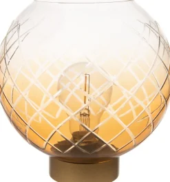 Discount Tischleuchte Cansu braun 16 x 16 x 15,9 cm Tischleuchten