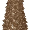 Best Tischleuchte Weihnachtsbaum gold warmweiß 9,5 x 9,8 x 28 cm Weihnachtsfiguren & -Objekte