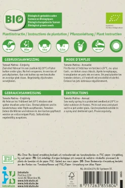 Best Tomate (Solanum lycopersicum 'Matina') (BIO) Samen Gemüsesamen|Saatgut
