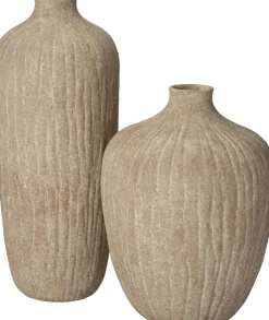 Online Vase Aasa taupe D 14 H 36 Vasen & Krüge|Blumentöpfe & Pflanzgefäße