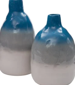 Hot Vase Berber blau D 20 H 38 cm Vasen & Krüge|Blumentöpfe & Pflanzgefäße