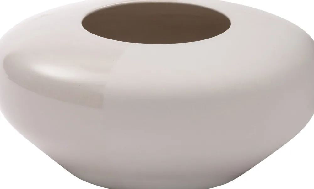 Hot Vase Blizz grau D 30 H 14 cm Vasen & Krüge|Blumentöpfe & Pflanzgefäße