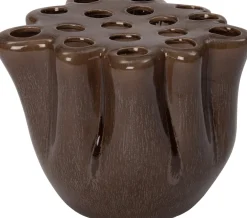 Vase Davi braun D 15 H 15 cm Vasen & Krüge|Blumentöpfe & Pflanzgefäße
