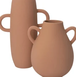 Outlet Vase Gavie braun 23,5 x 11 x 30 cm Blumentöpfe & Pflanzgefäße|Vasen & Krüge