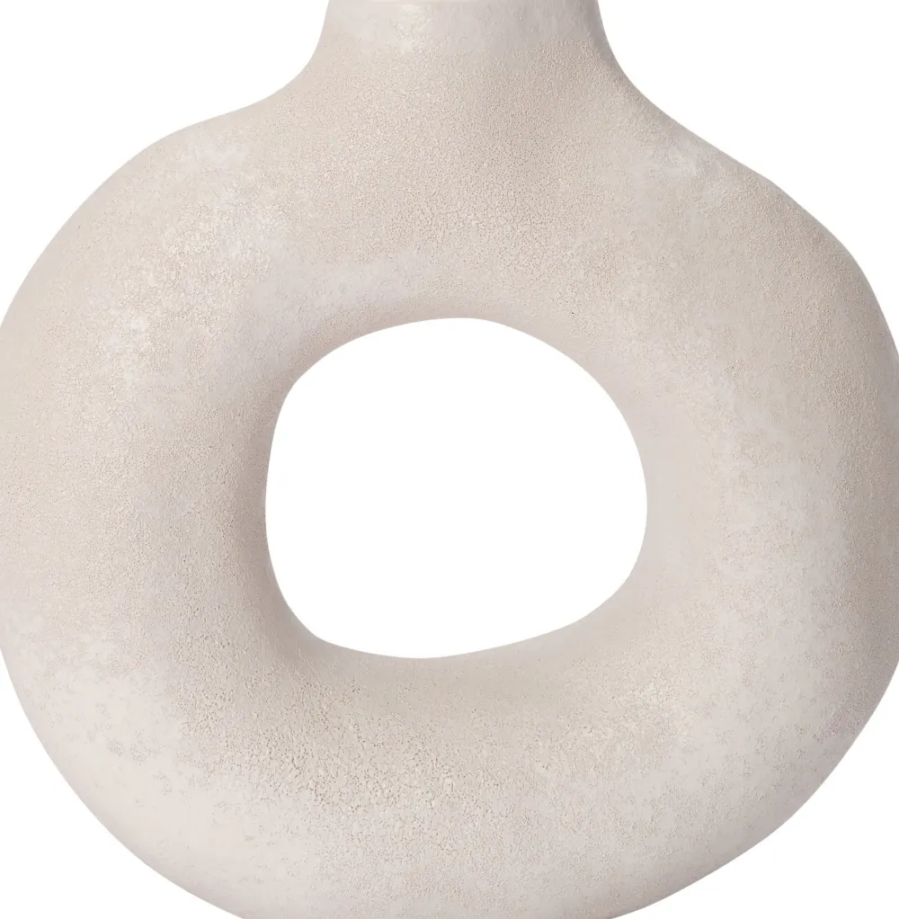 Discount Vase Koping weiß 36 x 9 x 27 cm Vasen & Krüge|Blumentöpfe & Pflanzgefäße