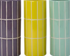 New Vase Menno gelb D 11,9 H 26,2 cm Vasen & Krüge|Blumentöpfe & Pflanzgefäße