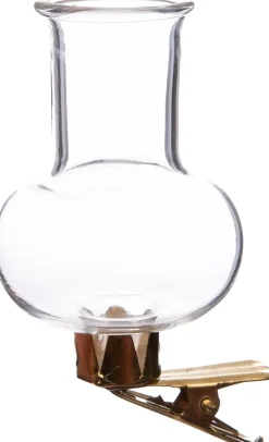 Best Vase mit Klammer transparent schmal D 3,9 H 7,4 cm Vasen & Krüge|Blumentöpfe & Pflanzgefäße