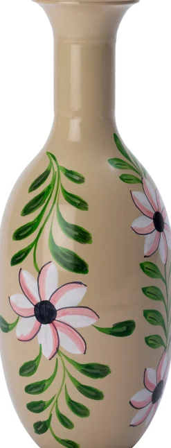 New Vase Shain beige/grün D 14 H 38 cm Vasen & Krüge|Blumentöpfe & Pflanzgefäße
