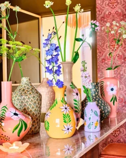 Sale Vase Shain rosa D 23 H 29 cm Vasen & Krüge|Blumentöpfe & Pflanzgefäße