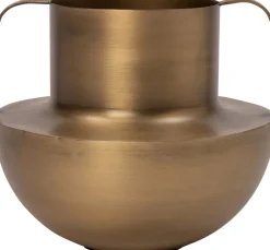 Vase Zev gold D 20,5 H 18 cm Vasen & Krüge|Blumentöpfe & Pflanzgefäße