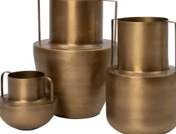 Outlet Vase Zev gold D 24 H 35,8 cm Vasen & Krüge|Blumentöpfe & Pflanzgefäße