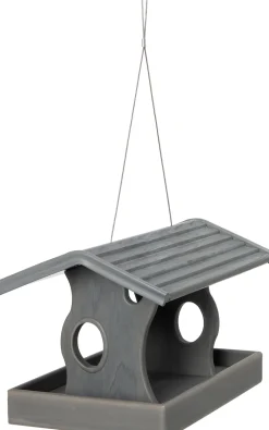 Vogelfutterhaus grau 32 x 20,5 x 20 cm Gartenvögel|Vogelfutterhäuser