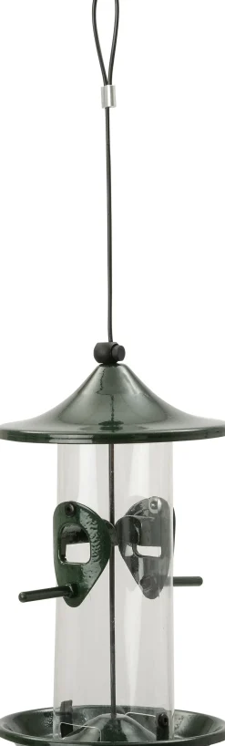 Discount Vogelfuttersilo Deluxe grün 14,5 x 13 x 21 cm Gartenvögel|Vogelfutterhäuser