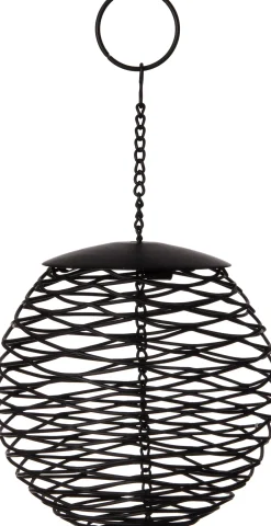 Outlet Vogelfutterspender schwarz D 13 cm Gartenvögel|Vogelfutterhäuser