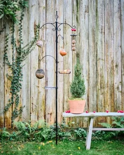 Clearance Vogelfutterständer H 225 cm Gartenvögel|Vogelfutterhäuser