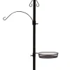 Vogelfutterständer schwarz H 215 cm Gartenvögel|Vogelfutterhäuser