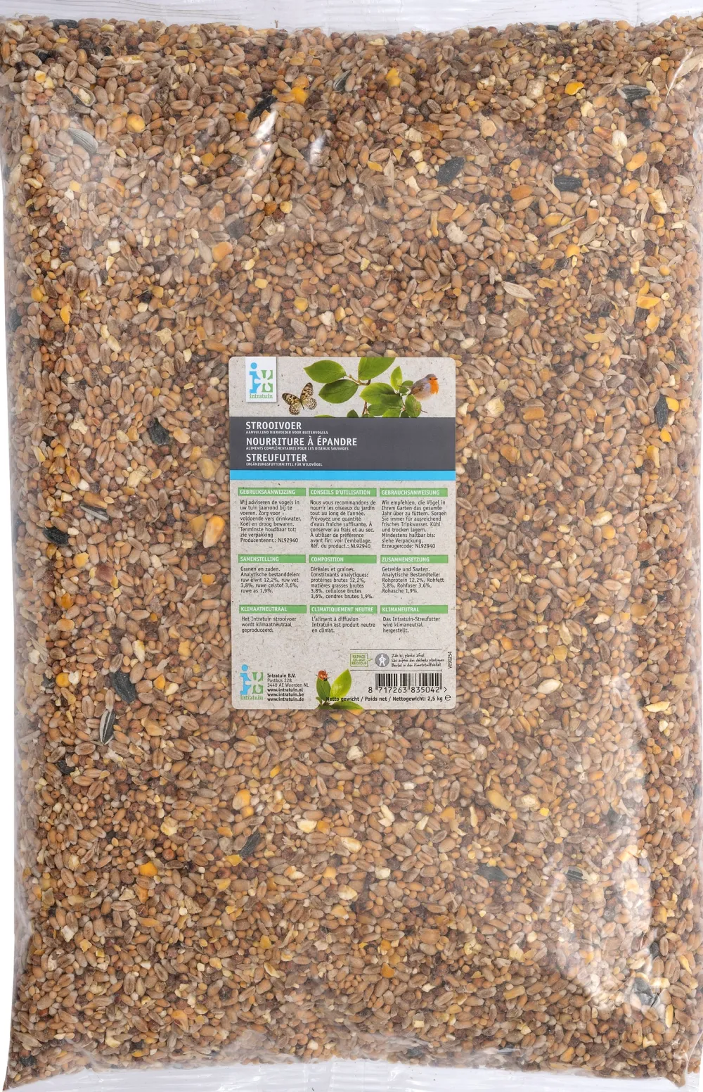 Online Vogel-Streufutter 2,5 kg Gartenvögel|Vogelfutter