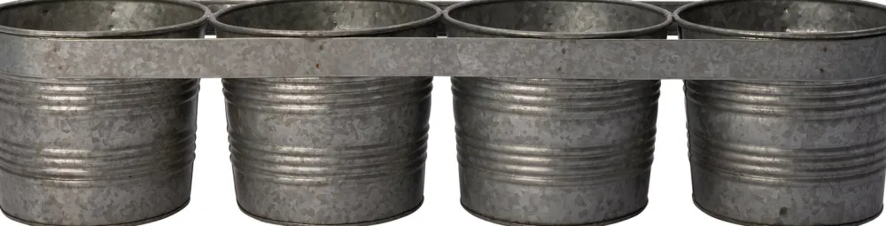 Sale Wand-Blumentopf Vivi zink 72 x 18 x 16 cm Wand-Blumentöpfe|Blumentöpfe & Pflanzgefäße