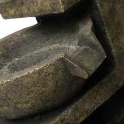 Hot Wasserspiel Zierbrunnen Hercules grau 40 x 36 x 59 cm Gartenbrunnen & Wasserspiele