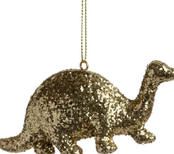 Outlet Weihnachtsanhänger Dino orange 12 x 2,2 x 4,5 cm Weihnachtskugeln & -Anhänger