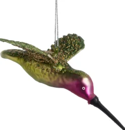 Sale Weihnachtsanhänger Kolibri rosa / grün 14 x 9,5 x 4 cm Weihnachtskugeln & -Anhänger