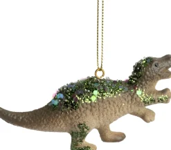 Sale Weihnachtsanhänger Dino grün 11 x 5 x 2,3 cm Weihnachtskugeln & -Anhänger
